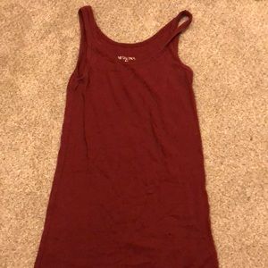 Red tank top